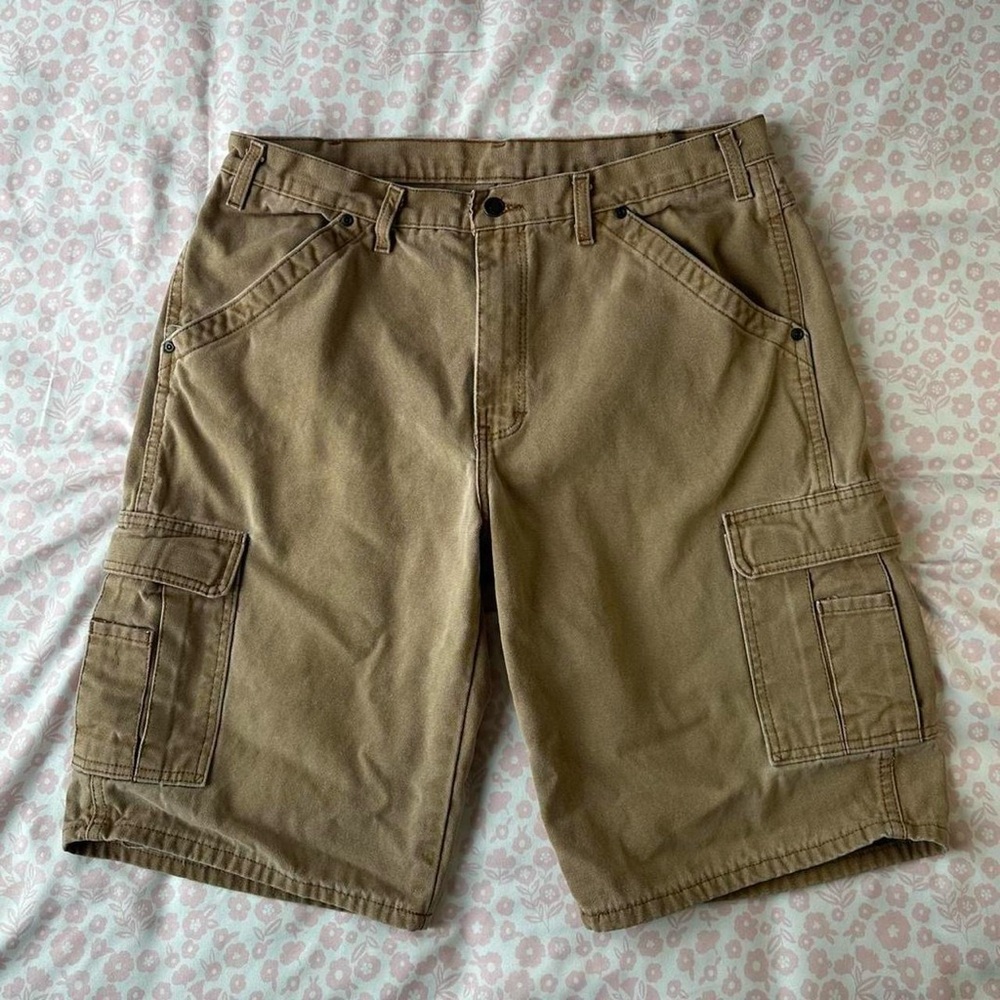Men's Dickies Tan Cargo Shorts